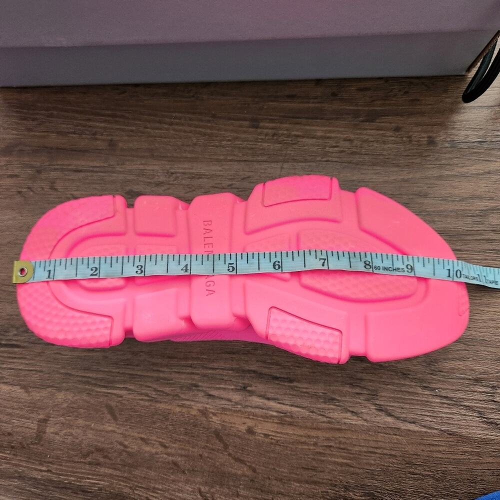 Authentic Balenciaga Speed Mule Sneakers Neon Pink‎ 36EU 6US - Picture 7 of 10